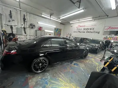 Interior and exterior detailing at Finèsse Detailing in Port Washington, NY